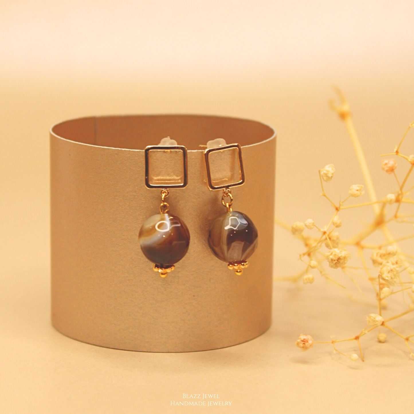 Arete Cafe 12mm & base Cuadrada