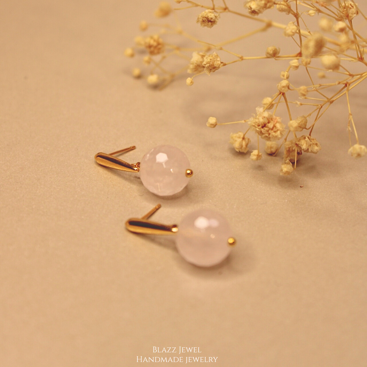 Cuarzo Rosa & Base de palito