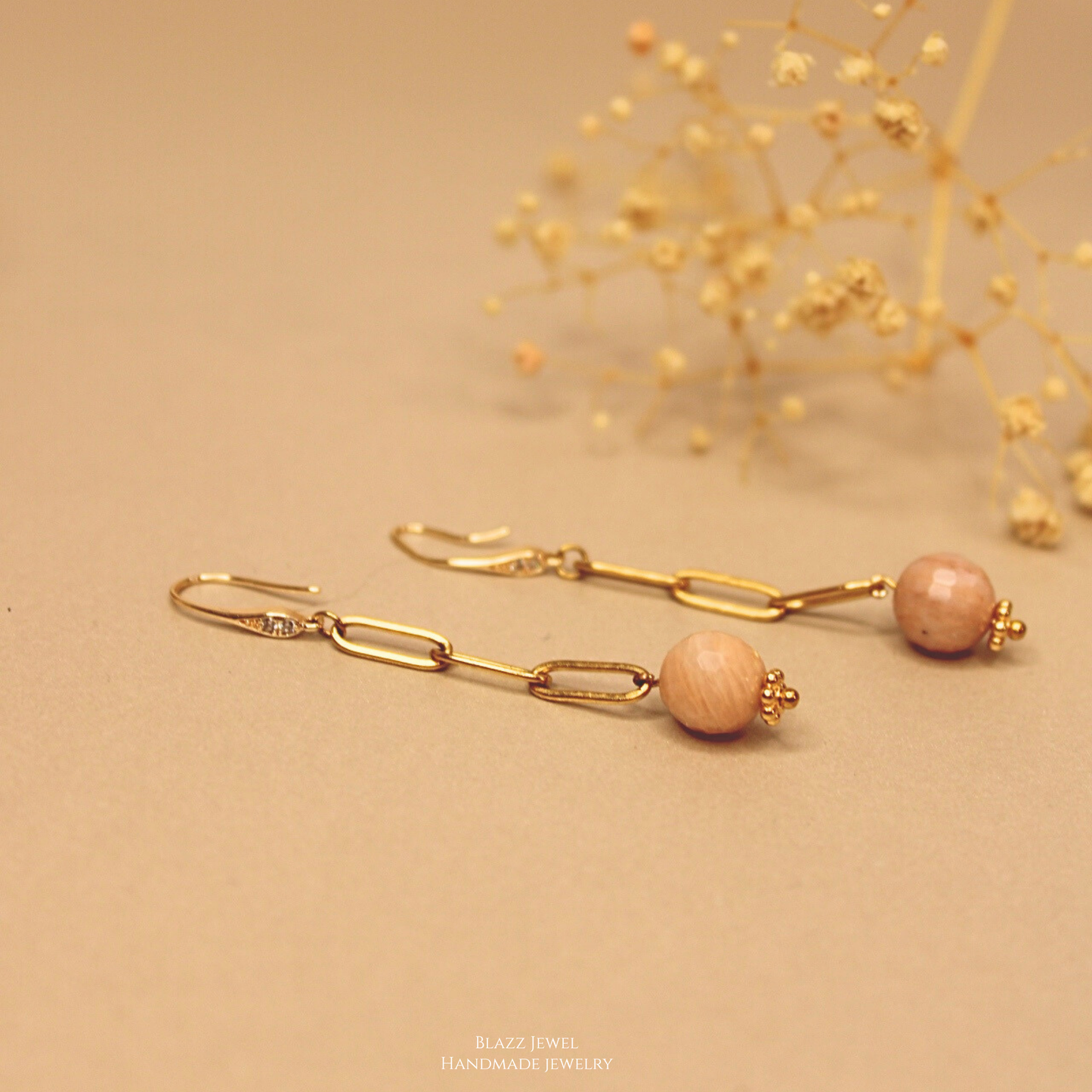 Arete Sunstone 10mm & base de ganchillo