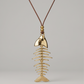 Collar Boho Dije Pez brillante