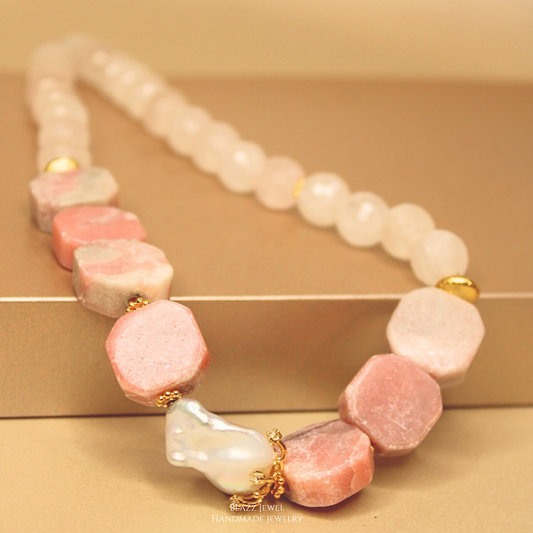 Ópalo Rosado, Cuarzo Rosa & Perla Barroca