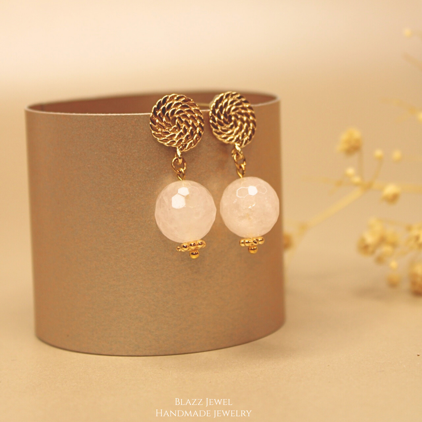 Cuarzo Rosa & Base de espiral