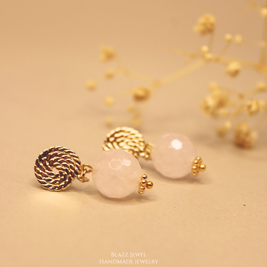 Cuarzo Rosa & Base de espiral