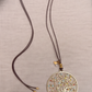 Collar Boho Dije Árbol de la Vida y Zirconias