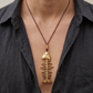 Collar Boho Dije Pez brillante