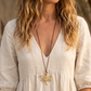 Collar Boho Dije Libélula Martillada