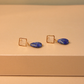 Lapislázuli gota & base cuadrada