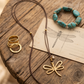 Collar Boho Dije Libélula Martillada
